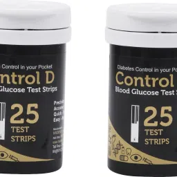 Control D 2 x 25 50 Glucometer Strips-33