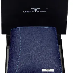 Men Blue Genuine Leather Wallet - Mini-image-17