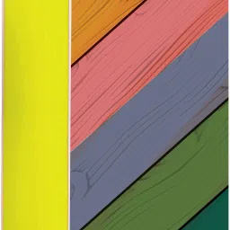 Unique 1 Door 6 Shelf Fabric Colorful Wood Print PVC Collapsible Wardrobe-25