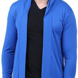 Men Full Sleeve Blue Shrug-image-10