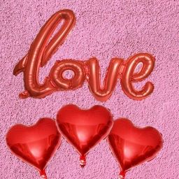 Printed valentine day i love u theme decorations combo kit set items Balloon-image-37