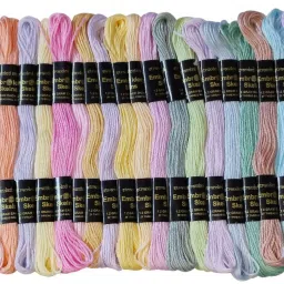 Embroidery Thread Floss Skeins, 7.5 Meter 6 Ply WATER BASE SHADE Thread-image-61