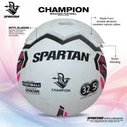 CHAMPION Rubber Moulded Football - Size: 5-image-6