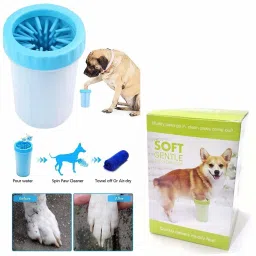 Foot Washing Cup, Pet Paw Cleaner Portable Dog Paw Washer with Soft Silicone Bristles for Quickly Cleaning Pets Muddy Feet - Color May Vary (Large) Grooming Gloves for Dog & Cat (Multicolor, Large) Grooming Gloves for Dog, Cat, Dog & Cat-image-41