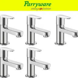 Uno Pillar Tap for Wash Basin – Brass Body, Chrome Finish set of 5 pic 065 Pillar Tap for Wash Basin – Brass Body, Chrome Finish, Single Lever Faucet Pillar Tap Faucet-13