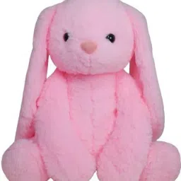 Pink Big Ear Bunny Teddy bear Soft toy for Girls Kids Baby's- 25 cm-11