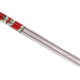Eating, Training, Decorative Stainless Steel Chinese, Japanese, Korean, Vietnamese Chopstick-image-7