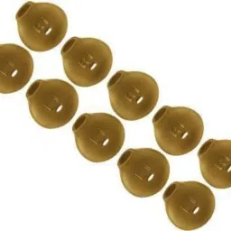 Newvent BBS TECH 10 pcs golden colour level u earbuds cover gol... In The Ear Headphone Cushion-image-85