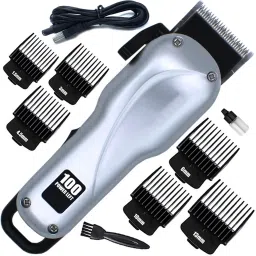 QGS Men Chargeable Professional Ultra Trim Hair Clipper Cutter Razor Beard Moustache Fully Waterproof Grooming Kit 90 min Runtime 3 Length Settings-image-73