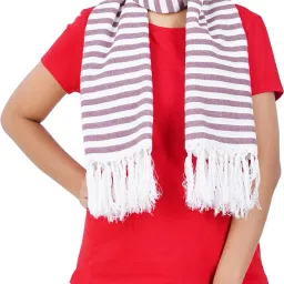 Breast Feeding Shawl/ Nursing Cover for Women & Mothers - Dark Maroon(Striped) Feeding Cloak-image-37