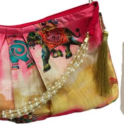 Women Red, Gold, Brown, Gold, White Potli-image-61