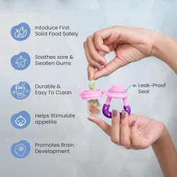 bzilo Pack of 2 Teether and Feeder/multicolor/Baby Product Teether and Feeder M_31 Feeder image 4