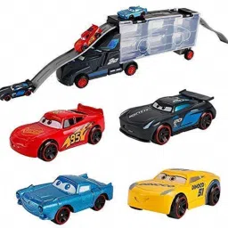 ktrs 7-in-1 Big Carrier Transport Truck with Slots for 6 Car Transport - Great image 4