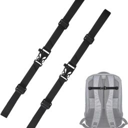 SNOWIE SOFT Backpack Chest Buckle Adjustable Quick Release Sternum Strap for Travel Camping Strap-image-15
