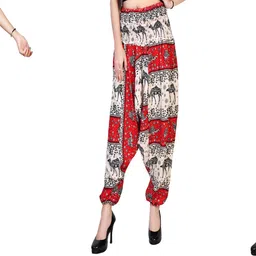 narnari Printed Rayon Women Harem Pants-picture-24