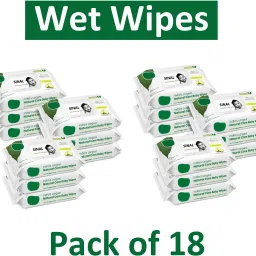 Pack of 18 Wet Wipes (60 leaf each) With Cap Wipes With Plant Made WIP63.2-image-9