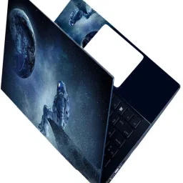 Skinny Full & Body Laptops Skin Bubble-Free HD Quality Sticker FBD_SK33_MOON FACE Babble free Vinyl Reusable Laptop Skin Compatible for 15.6 inch-image-62