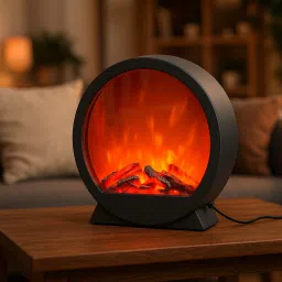Black Polyester, Glass Table Lantern-image-54