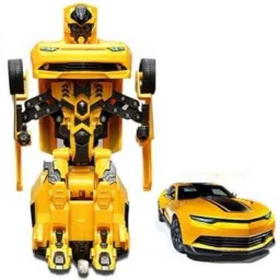 finearts Transformers car racers Robot converting toy with 4D light music image 3