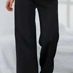 WARM LOOSE FIT BLACK WOMEN PAJAMA FOR WINTERS Women Pyjama-image-1