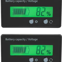 8~70V Battery Capacity Indicator for Lead Acid Battery, Check Battery (2 Piece) Voltmeter-0