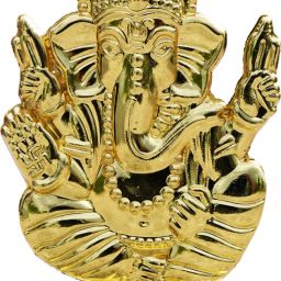 Decorative Brass car Dashboard idols ganesha God Decorative Showpiece - 6 cm-image-66