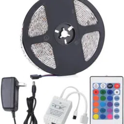 RGB LED Light Strip Gift Pack Color Changing Rope Lights with IR Remote Adaptor Recessed Ceiling Lamp-image-58
