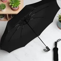 en,Women,Kids,Girls,Boys - 3 Fold with Auto Open and Close Umbrella (Black)_386 Umbrella-image-75