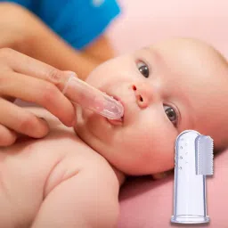 Mouth Safety – Very Soft Baby Gums and Early Teething Relaxing Finger Brush And Tongue Clean Ultra Soft Toothbrush-image-67