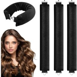 Allova Heatless Hair Curler, Flexible Curling Rod with Hook Personal Care Appliance Combo-image-0
