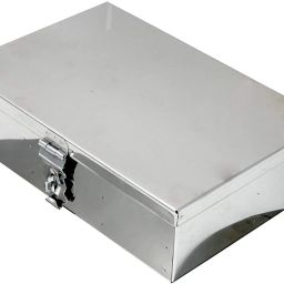 Stainless Steel Storage Boxes, Cash Peti, Pooja Peti,Safe Locker Box -7 Inch Box Cash Box-image-35
