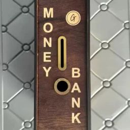 Elegant Wooden Money Management Box Coin Bank-image-83