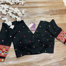 V-Neck Women Blouse-image-4