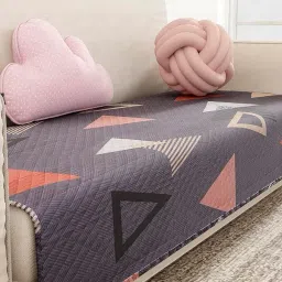 Sofa Mat - 120CM Floating Triangle Pattern (SC-188-02) Sofa Fabric-40