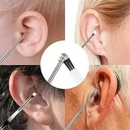 asija makeovers Good quality 6 PCS Ear Cleansing Tool Set with Keychain Box image 3