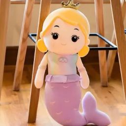 Soft Toy Mermaid Doll Birthday Gift Decoration Princess Doll Super Soft Plush- 30 cm-image-2