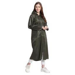 f s firmed string Firmed String Raincoat For Men & Women Waterproof Pvc Pastic Polyester Mix Longcoat With Adjustable Hood And Carrying Pouch,Lightweight, Reusable & Packable image 1