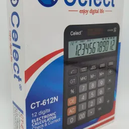 celect CT- 612N 12 Digit Calculator with Large Display and Sturdy Design for Office BasicCalculator image 4