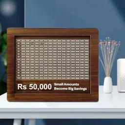 50,000 Rupees Money Saving Coin Piggy Bank | Piggy Bank with Easy Tracking Coin Bank-image-52