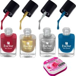 Perfect Stay Trendy Safe & Fast Dry ,Nail Art ,Glossy Finish Nail Polish Combo-27
