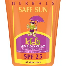 Sunscreen - SPF 50 Herbals Kids Sun Block Sentitive Skin Formula SPF 25 Cream-image-40