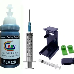 ASV Refill ink for HP DeskJet 2331 Compatible With HP cartridge 805 Black Ink Cartridge-image-91