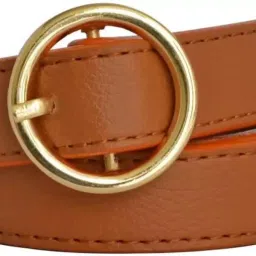 Women Casual, Formal, Evening, Party Tan Synthetic Belt-image-60