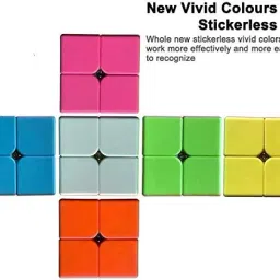kiditos MoYu 2x2 Meilong Cubing Classroom Stickerless 2x2x2 Speed Cube Magic Puzzle image 5