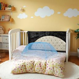 HDPE - High Density Poly Ethylene Infants Washable Baby Mosquiotnet Mosquito Net-image-75