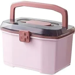 Portable Medical Box Medicine Holder, Small Items, Lightweight, Portable, Storage Box, First Aid Box Pill Box-image-78