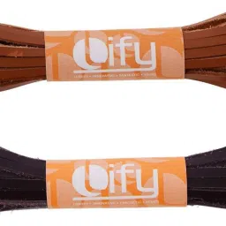 Lify Leather Cord-120CM- Tan & Coffee Shoe Lace-image-31