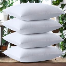 LUXURY Polyester Fibre Solid Sleeping Pillow Pack of 4-image-23