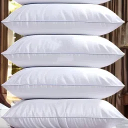 LUXURY Polyester Fibre Solid Sleeping Pillow Pack of 5-image-28
