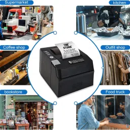 Shreyans Thermal Billing Printer with Autocutter | 3 Inch Paper Width Ultra Fast Speed Thermal Printer image 5